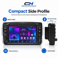 Autoradio pour Benz CLK Classe C W203 2004-2007 Navigation GPS Android Lecteur DVD de voiture Stéréo DSP FM AM BT RDS 4G WiFi