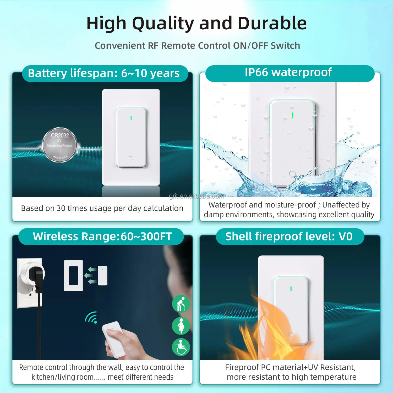 Ul chứng nhận thông minh Wi-Fi Outlet cắm 15A/1500W làm việc với Alexa & Google Home-on/off đèn giáng sinh người hâm mộ