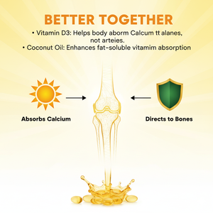 Cápsulas de Gel Suave 5000 UI Vitamina D3 K2 Aceite de Coco Alta Absorción Apoya <span class=keywords><strong>la</strong></span> Salud Ósea, Cardíaca e Inmunológica <span class=keywords><strong>para</strong></span> Adultos 300 - Product Image 3