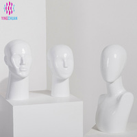Maniquí Unisex Clásico Más Vendido, Cabeza de Modelo de Alta Gama, Duradera, Elegante y Estable para Ropa
