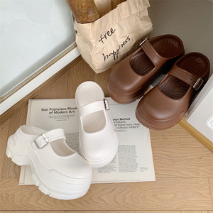 Sandales Mary Jane d'été pour femmes, rehaussantes, avec semelle souple et rembourrée, chaussures de jardin et mules tendance pour l'extérieur - Product Image 2
