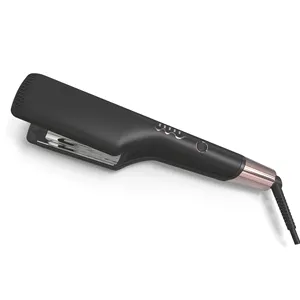 Profession elle Keramik Titan 3 Barrel Lockens tab Haar welle Rotierende Salon Haar crimper Mit Private Label