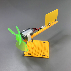 Mini Turbina Eólica Jia Bochen F5 0.09M de Plástico, Generador DIY para Experimentos de Física y Educación - Product Image 3