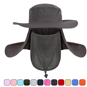 Outdoor Sun Shield <b>Hat</b>-Mesh Face Neck Cover Protection UPF50+ UV Blocking <b>Hat</b> <b>for</b> Hiking Camping Fishing Travel - Product Image 2