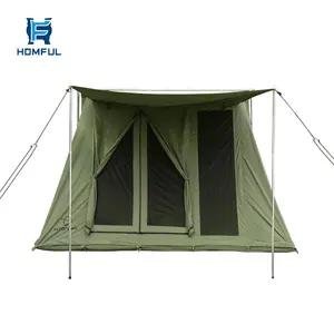 HOMELESS للماء خيمة الربيع قماش القطن خيمة 2 شخص في الهواء الطلق التخييم خيمة في الهواء الطلق للبيع