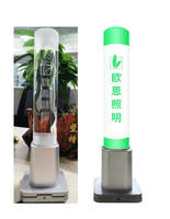 ONN M4Y-A Lampu Menara Sinyal Akrilik Transparan Kustomisasi LOGO dengan Alas Lipat Aluminium Alloy Lapisan Tunggal RYG CE