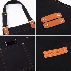 Delantales Personalizados de Lona Unisex Ajustables para Cocina, Chef, Camarero, Camarera, Bartenders, Uniforme de Trabajo - Product Image 2