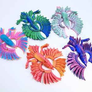 Atacado Congelado 3D Impresso Plástico <span class=keywords><strong>Phoenix</strong></span> Asas Brinquedos OEM Personalizado 1/48 Escala Movie & TV Tema Presente das Crianças - Product Image 3