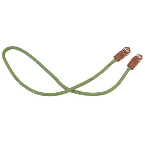 Correa para cámara Shetu para cámaras sin espejo, cuero de vaca y nailon, 110 cm, estilo artístico vintage, verde - Product Image 2