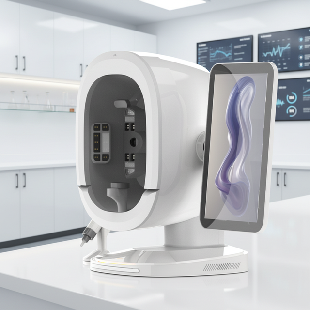 2026 Professional Skin Exploration Scanner Analyzer Customized Report No Blind Spot Detection System Desktop