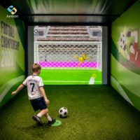 Machine de jeu de football AR directement de l'usine, simulateur interactif d'intérieur, approvisionnement en gros pour parcs d'attractions et salles de sport