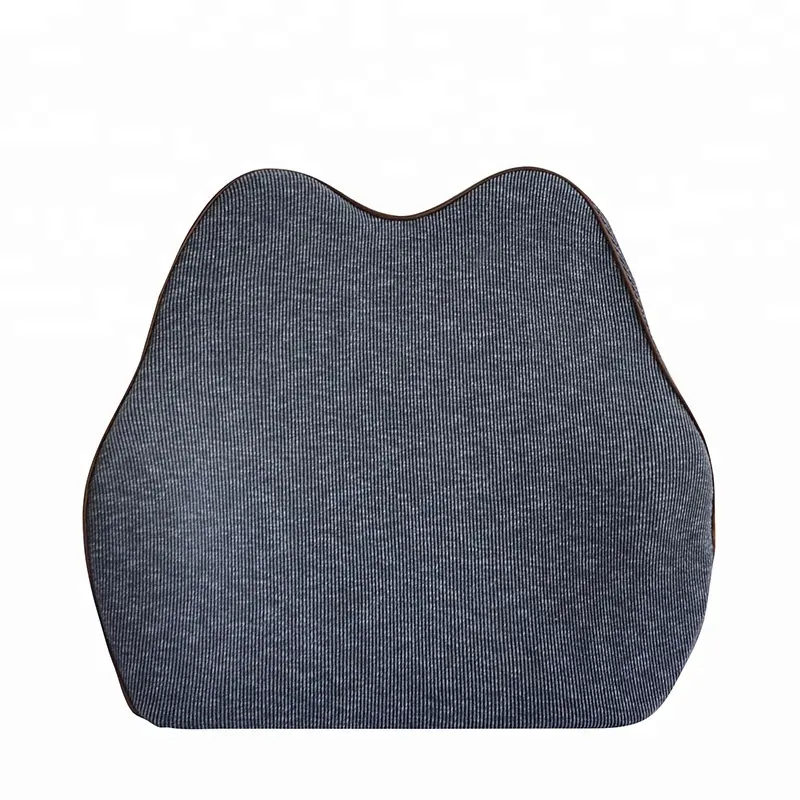 Commercio all'ingrosso di alta qualità di gomma piuma di memoria cuscino di supporto lombare del cuscino dello schienale con copertura confortevole