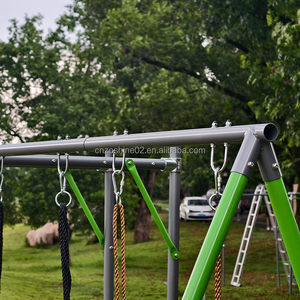 Zoshine Struttura per Arrampicata con Altalena - Set da Gioco 2-in-1 in Metallo per Esterni per Bambini dai 3 Anni in Su - Product Image 5