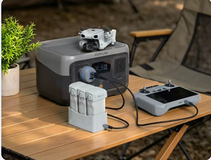 Hub de charge LKTOP 65W pour <span class=keywords><strong>3</strong></span> batteries Lito X1, 78 min, <span class=keywords><strong>4</strong></span> modes de charge, mode de stockage à 60 %, fonction Power Bank, USB-C, OEM Factory - Product Image 2