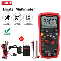 UNI-T UT61B+ UT61D+ UT61E+ Multimeter Digital Profesional 1000V Voltmeter Penguji Kapasitor Alat Perbaikan Ponsel