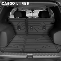 Tapetes de Auto de Lujo de TPE para Chevrolet Equinox, Tapetes Ecológicos Impermeables con Bordes Finos, Juego de 4 Piezas para Proteger el Interior del Auto