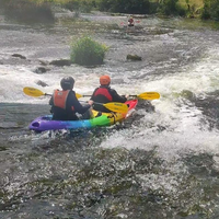 Kayak Biplace Rigide 12,8 pieds pour la Pêche, Assis sur le Dessus, Canot à Pagaie Tandem, Prix Compétitif CE pour Débutants et Location de Kayaks
