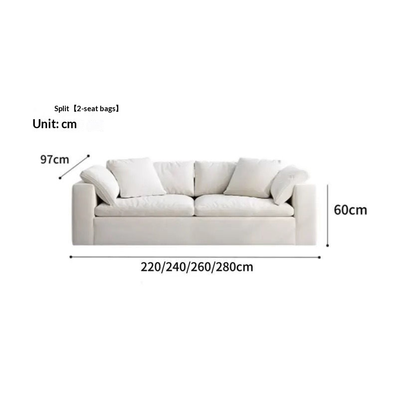 Divano tre posti (2,6 metri)