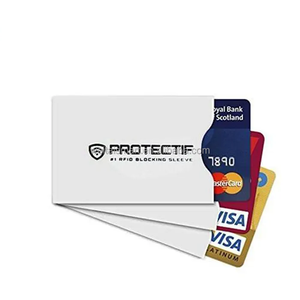 ซองใส่บัตรสำหรับป้องกันการโจรกรรมบัตรประจำตัวบัตรเครดิต/วีซ่า/ผู้ถือบัตรพนักงานสามารถพิมพ์ได้ - Product Image 2