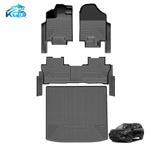 Tapis de sol de voiture en TPE de luxe, ensemble complet, tapis et doublure intérieurs pour voiture 5 places, pour Honda Passport 2024 - Product Image 1