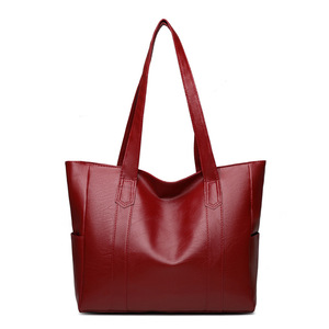 กระเป๋าโท้ทหนัง PU แบบเปิดปิดได้ แฟชั่น unisex ขายส่ง ขนาดใหญ่ จุของได้เยอะ ทนทาน พับเก็บได้ - Product Image 2