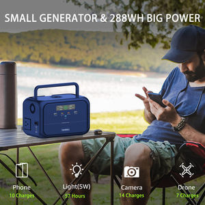 Mini station d'alimentation portable 300W, générateur solaire, charge facilement ordinateur portable, appareil photo, ventilateur - Product Image 5