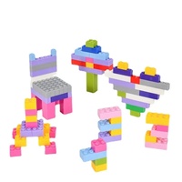 Bloques de Construcción de Plástico de Alta Calidad, Juguetes para Niños, Juego de Bricolaje Compatible con Todos los Bloques, 1000 Piezas