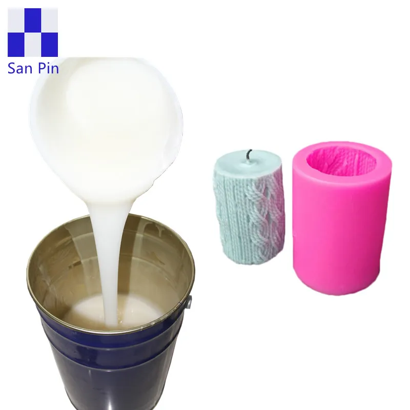 Оптовая продажа, два компонента, Оловянная Жидкая силиконовая резина для формы свечей