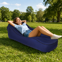 Fauteuil gonflable d'extérieur pour camping et plage, 190x75cm, portable et léger