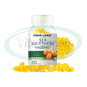 ซอฟเจลน้ำมันจากทะเลบัคธอร์นขนาด500มก. 1000มก. น้ำมันซอฟเจล - Product Image 1