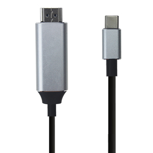 USB C 3.1 pour adaptateur de câble <span class=keywords><strong>HDMI</strong></span> 2M gaine PVC 4K Type C mâle pour <span class=keywords><strong>HDMI</strong></span> mâle câbles Audio vidéo compatibles <span class=keywords><strong>Mac</strong></span> pour caméra haut-parleur - Product Image 1