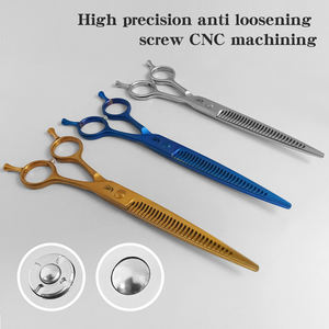 กรรไกรตัดแต่งขนสัตว์เลี้ยง JP440C ขนาด 7.25 นิ้ว อัตราการตัดบาง 70% สำหรับสุนัข/แมว รุ่น Beauty Refine รูปทรงกรรไกรปลายแหลม - Product Image 5