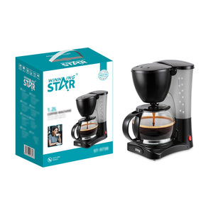 WINNING STAR ST-9738 Machine à café électrique automatique à goutte à goutte pour petit bureau transfrontalier 10-12 tasses Machine à café Americano - Product Image 1