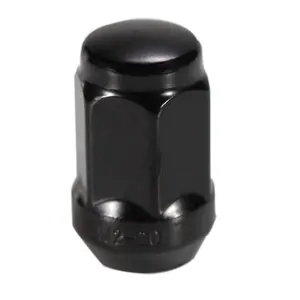 Black Lug Nuts 1/2"-20 Bulge Acorn Ersatz für Jeep Wrangler JK TJ YJ CJ KJ ZJ MJ XJ