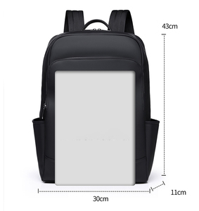 Sac à dos professionnel simple en <span class=keywords><strong>cuir</strong></span> résistant à l'eau, sac d'école pour étudiants, sac à dos pour ordinateur portable <span class=keywords><strong>homme</strong></span> multifonctionnel - Product Image 2