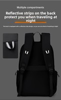 Sac à dos unisexe en polyester Oxford, couleur unie, grande capacité, durable, bretelles incurvées, sac pour ordinateur portable 15,6 pouces, vente chaude