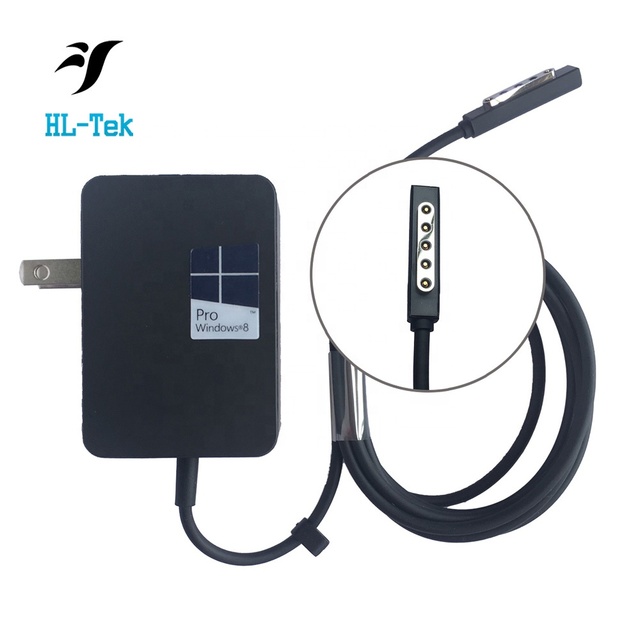 24W 12V 2A Portable Charger Power Supply for Microsoft Surface RT Surface Pro 1 Surface 2 1512 Wall Ac Adapter US Plug