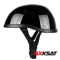 Casque de moto rétro vintage GXKSAT, léger (450g), respirant pour l'été, type demi-coque, pour scooter, cruiser, vélo électrique