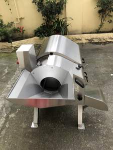 Có một hệ thống cho ăn tự động để đảm bảo liên tục và THẬM CHÍ dicing của tất cả các mặt hàng Máy cắt thịt - Product Image 2