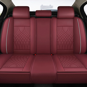 Ensemble de housses de siège auto Drive Guard Full Surround, universelles, style intérieur luxueux, cuir NAPPA PVC, style business, toutes saisons - Product Image 2