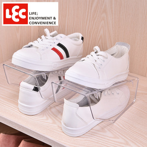 LEC Shoe Rack Double Layer Plastic Space Saving Storage For Home Dormitory - Product Image 2