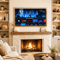 55 65 inç 4K Akıllı Ayna TV Android Google Sesli Kontrol Ayna TV Oturma Odası Şömine Yüzme Havuzu Kullanımı için