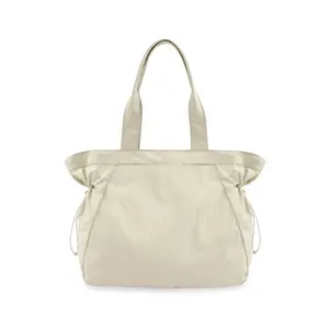 BSCI Factory Side-Cinch Shopper Bag popolare grande capacità impermeabile da donna borsa Tote in Nylon per Shopping da spiaggia