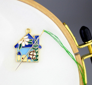 कढ़ाई क्रॉस सिलाई अनुकूलित लोगो विभिन्न डिजाइन - Product Image 3