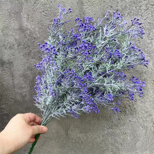 Flores Artificiales <span class=keywords><strong>de</strong></span> <span class=keywords><strong>Lila</strong></span> FL-970 al por Mayor, Flores Flocadas para Decoración Navideña <span class=keywords><strong>de</strong></span> Exteriores y Hogar, Gran Venta en Camboya - Product Image 6