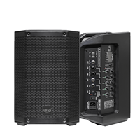 Système de sonorisation portable actif DASN E8 8 pouces 800W PEAK Classe D avec amplificateur DSP, batterie intégrée, pour la maison, l'extérieur, les performances DJ.