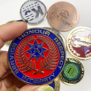 Produsen Koin Enamel Suvenir Ukiran Kuningan Paduan Seng 3D Logo Kustom Personalisasi Koin Tantangan - Product Image 4