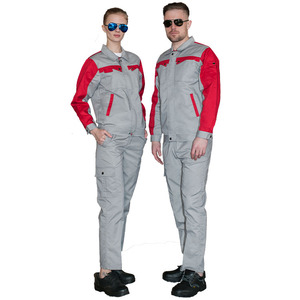 Usine directe de haute qualité coton manches courtes salopette confort vêtements de travail - Product Image 1