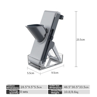 Groothandel Multi Fruit & Groente Snijder Mandoline Snijmachine Voedselhakker Keukenhulp Bulk Leverancier Ui Aardappel Shredder Salade Tool