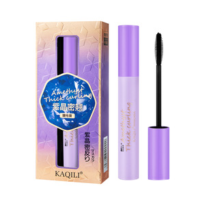 Logo personalizzato senza sbavature impermeabile occhi a base di erbe in fibra nera per Mascara ad asciugatura rapida e densa <span class=keywords><strong>allungamento</strong></span> arricciacapelli <span class=keywords><strong>crema</strong></span> per il trucco degli occhi - Product Image 5